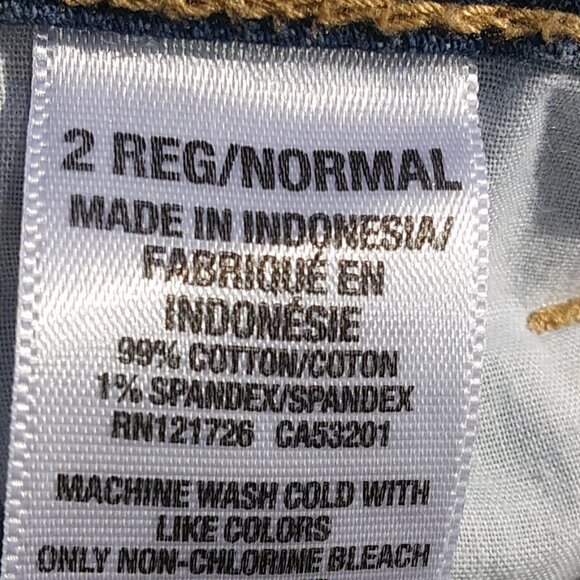 Aeropostale Denim Shorts Midi - 2 Reg / Normal - Picture 7 of 14